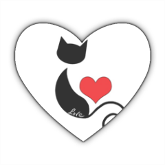 I love Stickers cuore