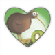 Kiwi Fantasy Stickers cuore