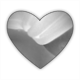 goccia di luna Stickers cuore