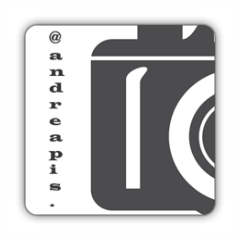 andreapis'logo Stickers quadrato