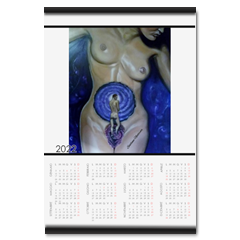 Universe Maria Maddalena Calendario su arazzo A3
