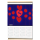 hearts and balloons Calendario su arazzo A3