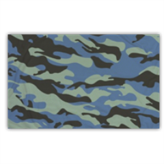 Blue camouflage  Federa cuscino
