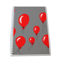 red baloons Quaderno A4