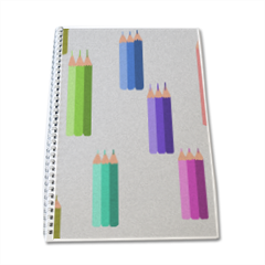 matite colorate Quaderno A4