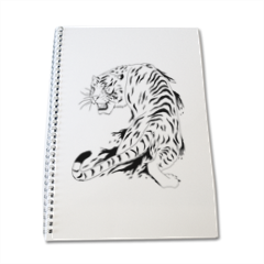 Tigre bianca  Quaderno A4