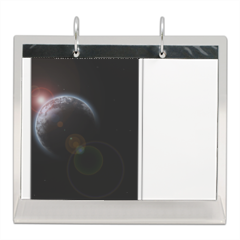 Fake Planet Calendario da tavolo in plexiglass