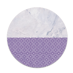 Purple marble_ Sottobicchiere masonite tondo