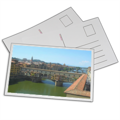 Firenze Foto su Cartoline 