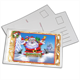 Babbo  Natale su slittino Foto su Cartoline 