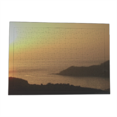 Sea Sunset Puzzle con cornice A3