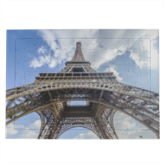 Parigi Torre Eiffel Puzzle con cornice A4