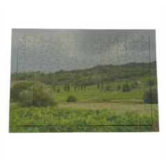 Temporale in Toscana Puzzle legno con cornice A3