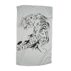 Tigre bianca  Asciugamano ospite personalizzato