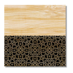 Bamboo Gothic Stampa su tela - senza telaio