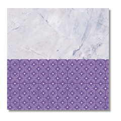 Purple marble_ Stampa su tela - senza telaio