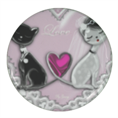 Weddings Cats Spille personalizzate rotonde