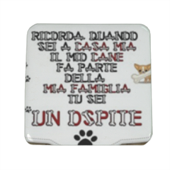Dog Tablet  Spille personalizzate quadrate