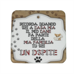 Tablet dog verticale Spille personalizzate quadrate