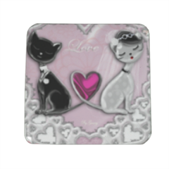 Sweet Love with Dog Spille personalizzate quadrate