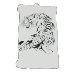 Tigre bianca  Pergamena magnetica