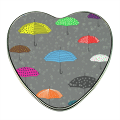 ombrelli Scatola di latta cuore con foto