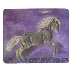 Violet Horse Puzzle con cornice rettangolo