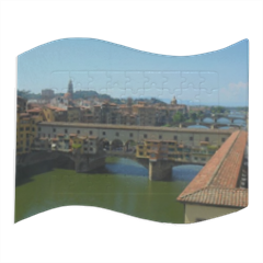 Firenze Puzzle con cornice onda