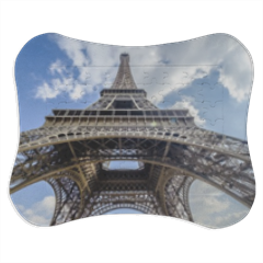 Parigi Torre Eiffel Puzzle con cornice fiocco