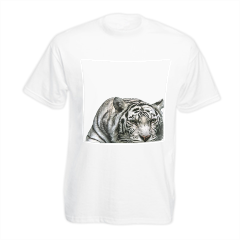 tigre T-shirt bambino in cotone