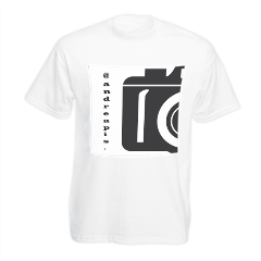 andreapis'logo T-shirt bambino in cotone