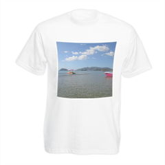 Laganas beach Greece T-shirt bambino in cotone