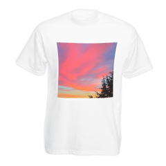 Sunset T-shirt bambino in cotone
