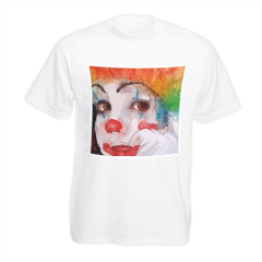 baby clown T-shirt bambino in cotone