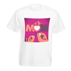Mamma I Love You T-shirt bambino in cotone