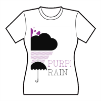 Pioggia Viola - T-shirt donna in cotone