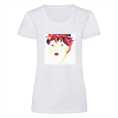 fiamme T-shirt donna in cotone