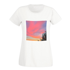 Sunset T-shirt donna in cotone