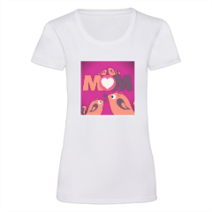Mamma I Love You T-shirt donna in cotone