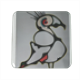 uccello Magnete da frigo quadrato