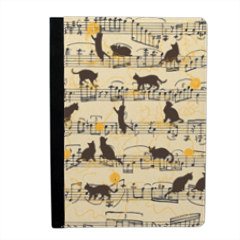 gattini e note musicali Custodia iPad pro