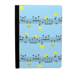 uccellini e note musicali Custodia iPad pro