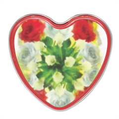 immagine di fiori Candela profumata personalizzata