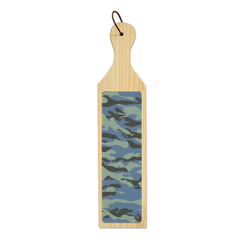 Blue camouflage  Tagliere in legno rettangolare