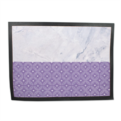 Purple marble_ Tappeto in gomma 80x60