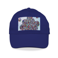 impronte digitali Cappelli colorati con visiera
