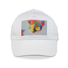arte contemporanea cerchi Cappelli colorati con visiera