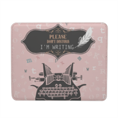 I'm Writing Mousepad in pelle