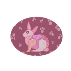 rabbit Magnete ovale grande