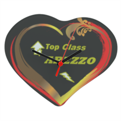 top class Arezzo 2 Orologio cuore in vetro piccolo